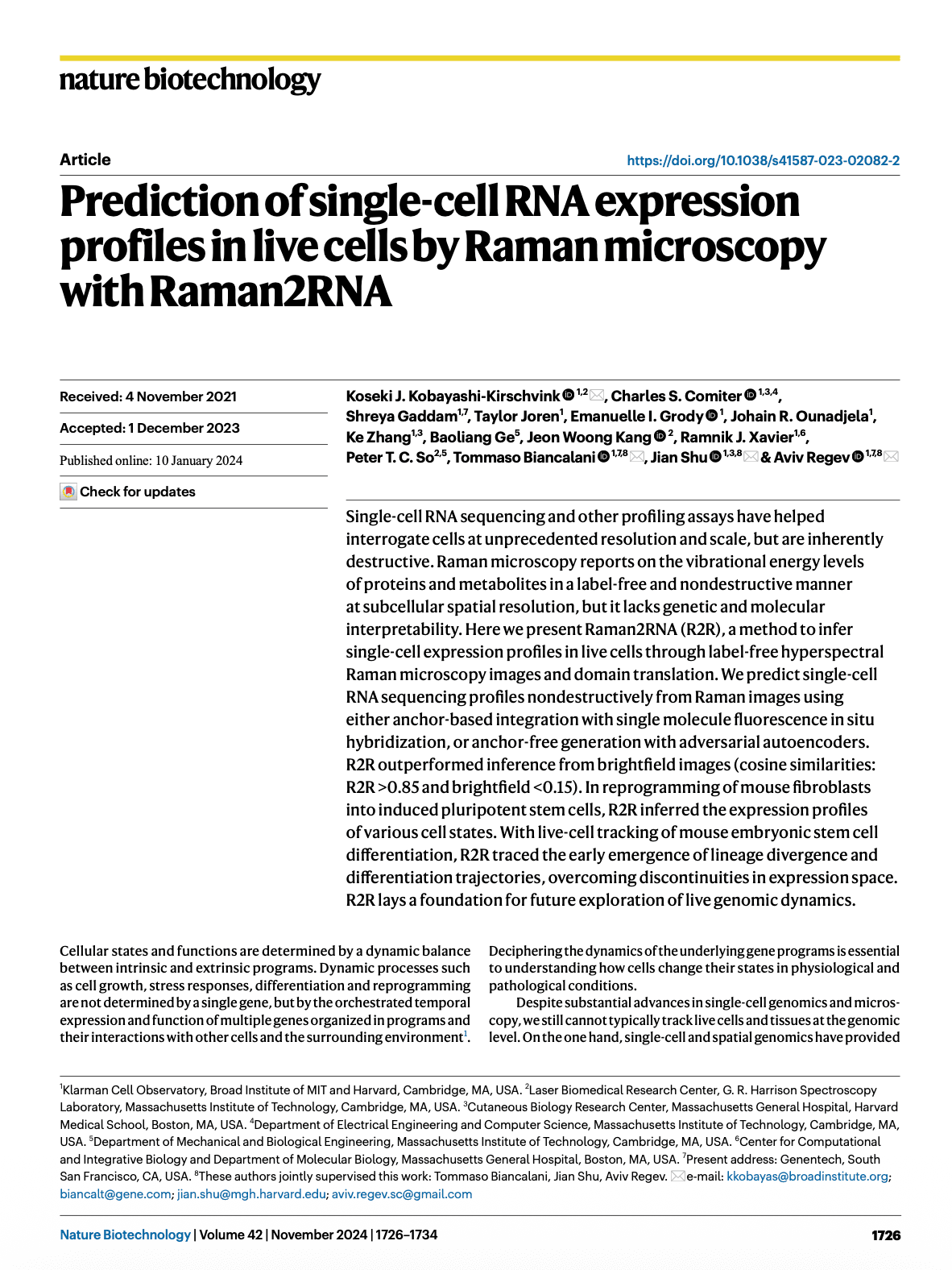 Kobayashi-Kirschvink et al. 2024